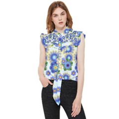 Flower Bomb 7 Frill Detail Shirt by PatternFactory