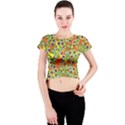 Flower Bomb 8 Crew Neck Crop Top View1