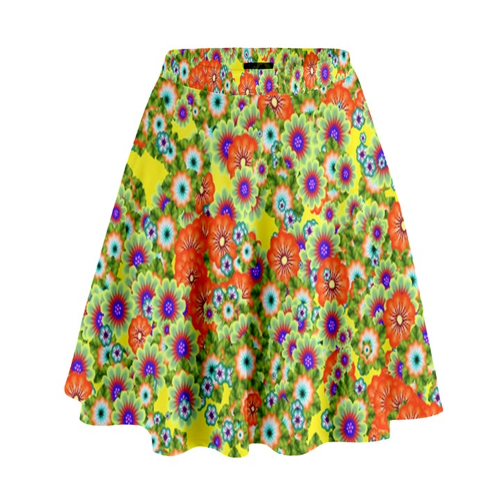 Flower Bomb 8 High Waist Skirt