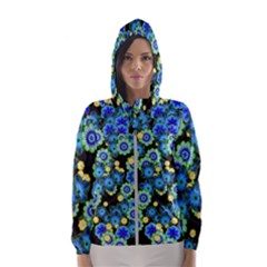 Flower Bomb  9 Women s Hooded Windbreaker