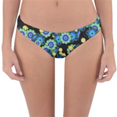 Flower Bomb  9 Reversible Hipster Bikini Bottoms