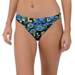 Flower Bomb  9 Band Bikini Bottom by PatternFactory