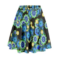 Flower Bomb  9 High Waist Skirt by PatternFactory