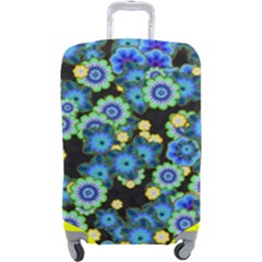 Flower Bomb  9 Luggage Cover (large) by PatternFactory