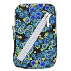 Flower Bomb  9 Belt Pouch Bag (large) by PatternFactory