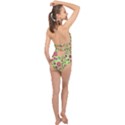 Flower Bomb 6 Halter Front Plunge Swimsuit View2