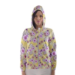 Flower Bomb 10 Women s Hooded Windbreaker by PatternFactory