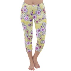 Flower Bomb 10 Capri Winter Leggings 