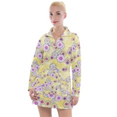 Flower Bomb 10 Women s Long Sleeve Casual Dress