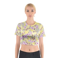 Flower Bomb 10 Cotton Crop Top by PatternFactory