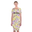 Flower Bomb 10 Classic Short Sleeve Midi Dress View1