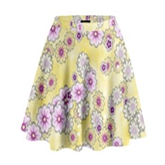 Flower Bomb 10 High Waist Skirt by PatternFactory