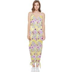 Flower Bomb 10 Sleeveless Tie Ankle Jumpsuit