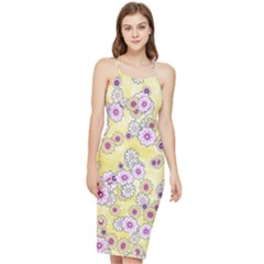 Flower Bomb 10 Bodycon Cross Back Summer Dress