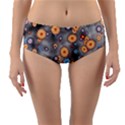 Flower Bomb 12 Reversible Mid-Waist Bikini Bottoms View1