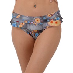 Flower Bomb 12 Frill Bikini Bottom by PatternFactory