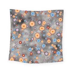 Flower Bomb 12 Square Tapestry (small) by PatternFactory