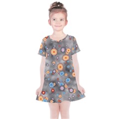 Flower Bomb 12 Kids  Simple Cotton Dress by PatternFactory