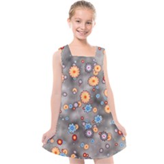 Flower Bomb 12 Kids  Cross Back Dress