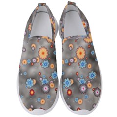 Flower Bomb 12 Men s Slip On Sneakers by PatternFactory