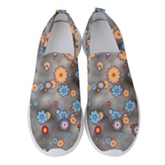 Flower Bomb 12 Women s Slip On Sneakers by PatternFactory