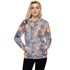 Flower Bomb 12 Women s Lightweight Drawstring Hoodie