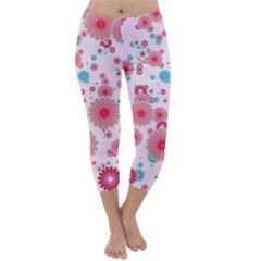 Flower Bomb 11 Capri Winter Leggings 