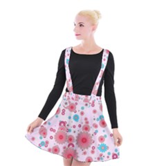 Flower Bomb 11 Suspender Skater Skirt by PatternFactory