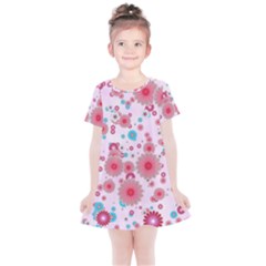 Flower Bomb 11 Kids  Simple Cotton Dress by PatternFactory