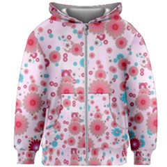 Flower Bomb 11 Kids  Zipper Hoodie Without Drawstring