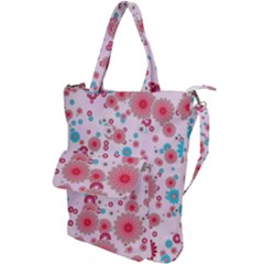 Flower Bomb 11 Shoulder Tote Bag by PatternFactory