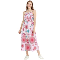 Flower Bomb 11 Boho Sleeveless Summer Dress by PatternFactory