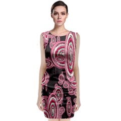 Concentric Circles C Classic Sleeveless Midi Dress by PatternFactory