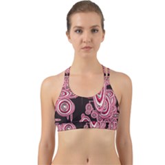 Concentric Circles C Back Web Sports Bra by PatternFactory