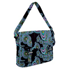 Concentric Circles A Buckle Messenger Bag by PatternFactory