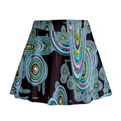 Concentric Circles A Mini Flare Skirt by PatternFactory