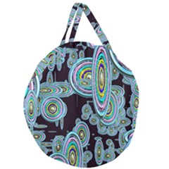 Concentric Circles A Giant Round Zipper Tote by PatternFactory