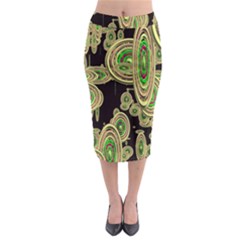 Concentric Circles B Midi Pencil Skirt by PatternFactory