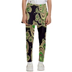 Concentric Circles B Kids  Skirted Pants