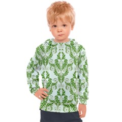 Great Vintage Pattern E Kids  Hooded Pullover by PatternFactory