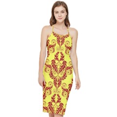 Great Vintage Pattern B Bodycon Cross Back Summer Dress