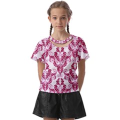 Great Vintage Pattern C Kids  Front Cut Tee