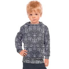 Great Vintage Pattern A Kids  Hooded Pullover by PatternFactory