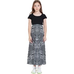 Great Vintage Pattern A Kids  Flared Maxi Skirt