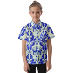 Great Vintage Pattern D Kids  Short Sleeve Shirt