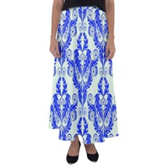 Great Vintage Pattern D Flared Maxi Skirt by PatternFactory