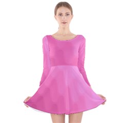 Wonderful Gradient Shades 5 Long Sleeve Velvet Skater Dress by PatternFactory