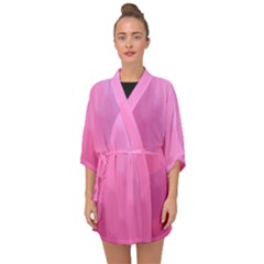 Wonderful Gradient Shades 5 Half Sleeve Chiffon Kimono by PatternFactory