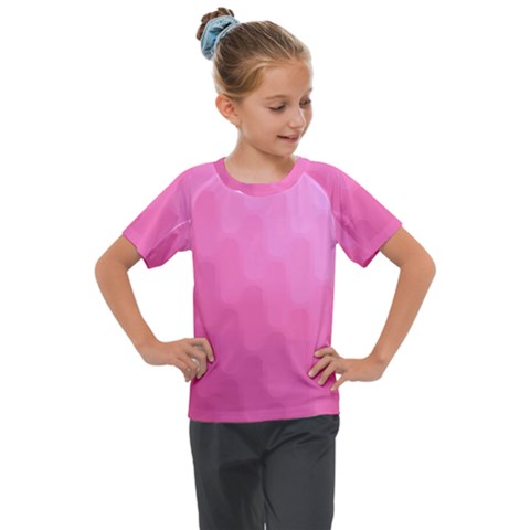 Wonderful Gradient Shades 5 Kids  Mesh Piece Tee by PatternFactory