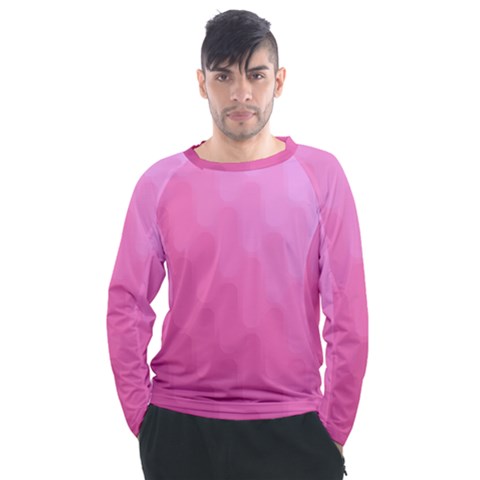 Wonderful Gradient Shades 5 Men s Long Sleeve Raglan Tee by PatternFactory